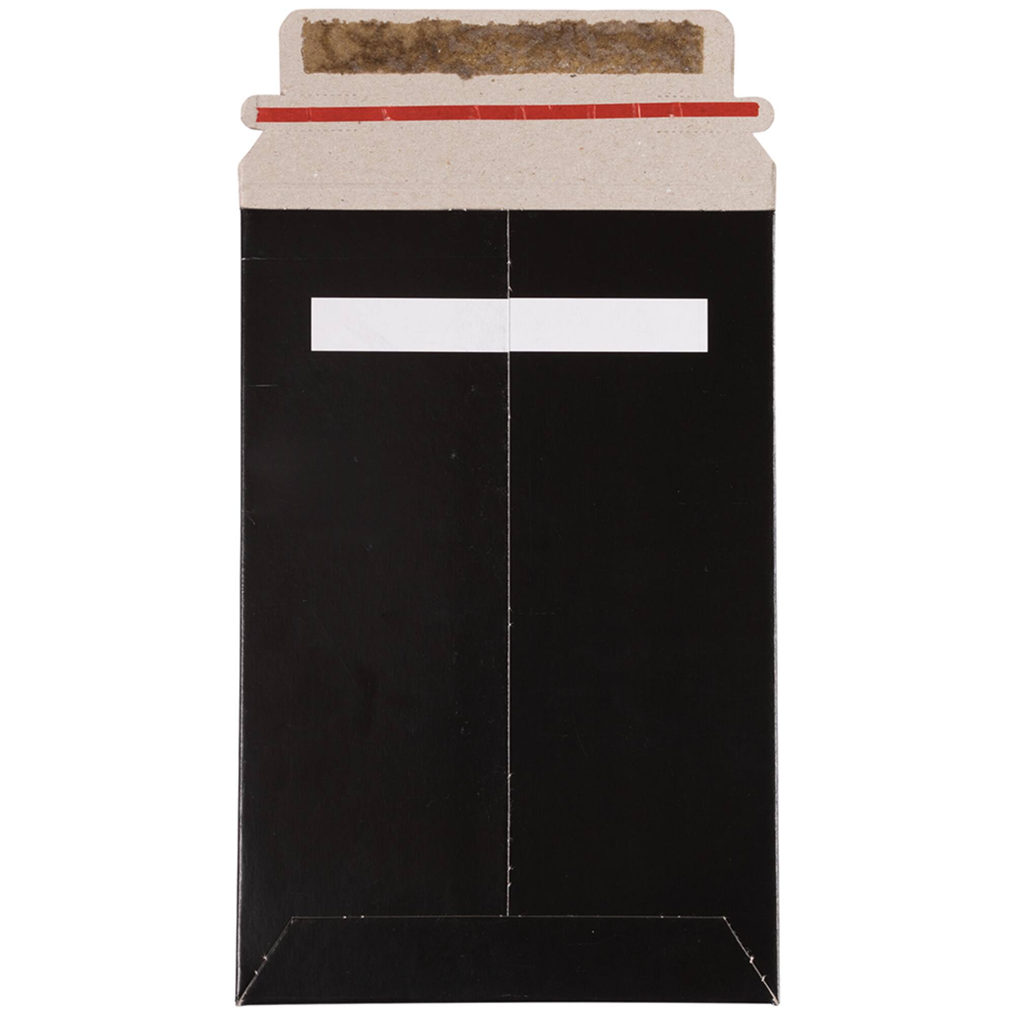 JAM Paper 6" x 9" Black Flat Photo Mailer Peel & Seal Closure Envelopes, 6ct.